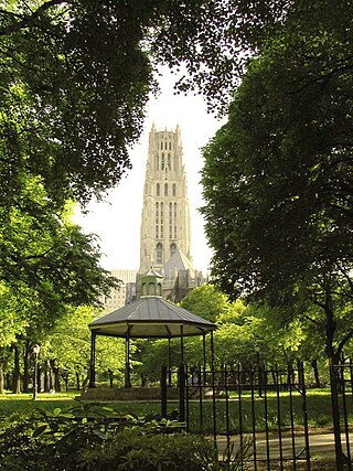 <span class="mw-page-title-main">Sakura Park</span> Public park in Manhattan, New York