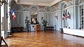 Salon de réception du palais abbatial de Remiremont.