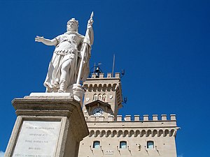 Palais Public De Saint-Marin: Histoire, Structure, Réprésentations culturelles