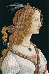 Portrait ideale d'une jeune femme (Simonetta Vespucci?)
