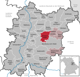 <span class="mw-page-title-main">Schwarzhofen</span> Municipality in Bavaria, Germany