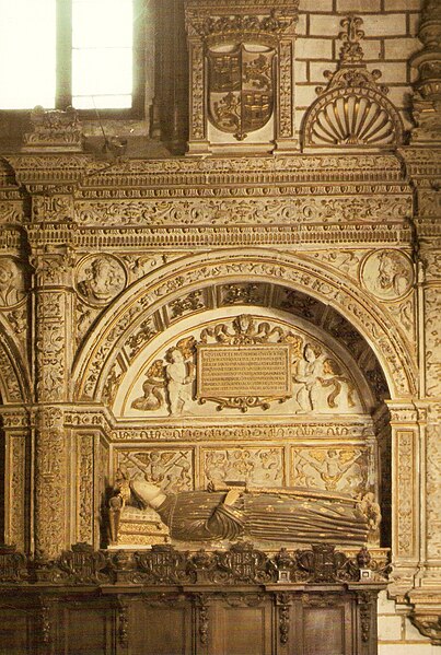 The tomb of Henry III of Castile. Chapel of the New Monarchs of Toledo.