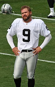 Houston Texans punter Shane Lechler (9) throws a pass in warm ups