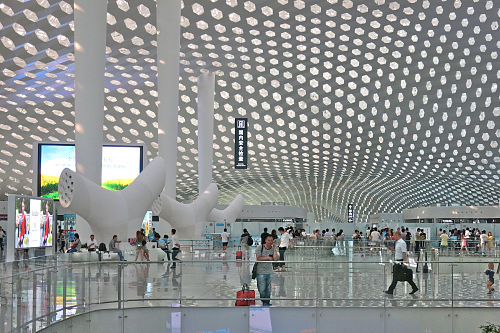 Departure Hall of Shenzhen Bao'an International Airport