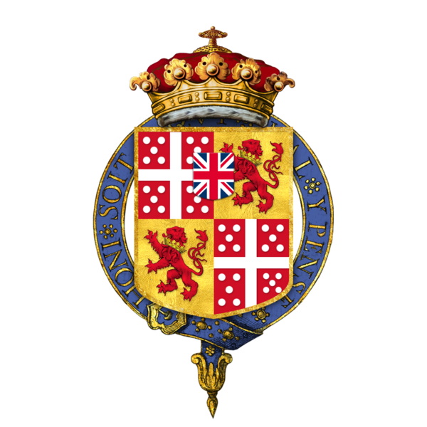 File:Shield of arms of Arthur Wellesley, 2nd Duke of Wellington, KG, PC.png