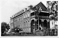 Fourah Bay Collegen vanha rakennus 1930-luvulla.