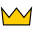 Simple gold crown.svg