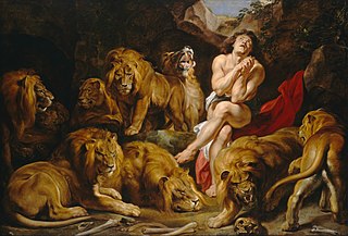 Daniel in the lions den Story in the Book of Daniel in the Hebrew Bible