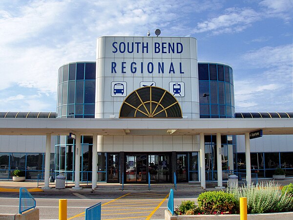 Image: South bend regional airport front