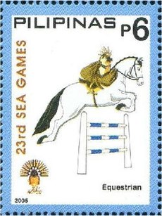 Pečat Igara jugoistočne Azije 2005. Philippines Equestrian.jpg