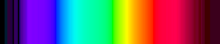 The visible color spectrum Spectrum-sRGB.svg