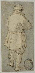 Standing Man Seen from Behind