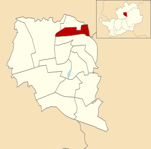 Location of St Nicholas ward