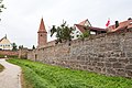 Ringmauer und Zwingermauer zwischen Bürgerturm und Hungerturm, von Osten weitere Bilder