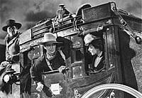 John Ford's 1939 Western Stagecoach has been called a proto-road movie. Stagecoach-1939.jpg