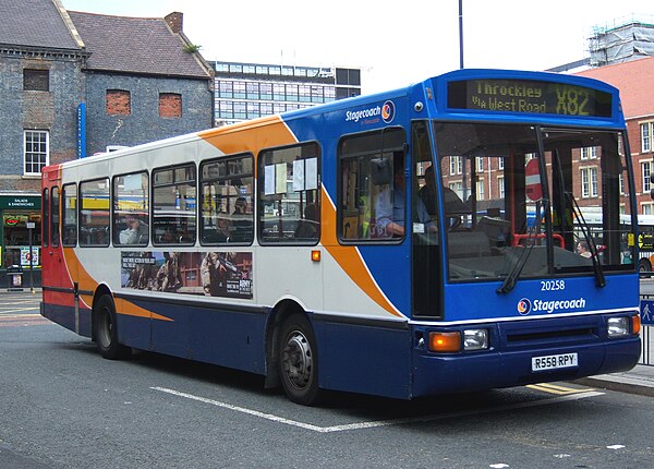 Stagecoach in Newcastle Paladin bodied Volvo B10M in May 2009