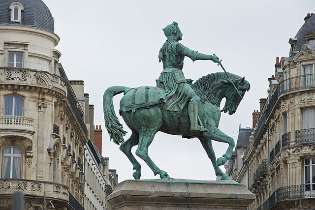 Image: Statue of Jeanne d'Arc in Orléans A