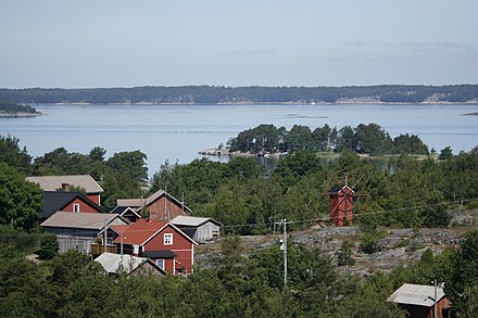 Stenskär in the southern archipelago, with a popular guest harbour