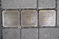 Stolperstein, Duisburg, 500, Altstadt, Kuhlenwall 44, 3 Stolpersteine