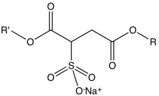 <span class="mw-page-title-main">Sodium sulfosuccinate esters</span>