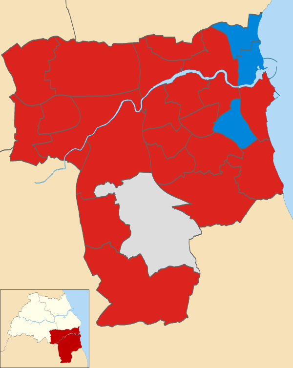 Sunderland UK local election 2014 map.svg