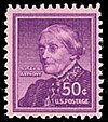 Susan B. Anthony on a 1955 stamp Susan B Anthony stamp 50c.jpg