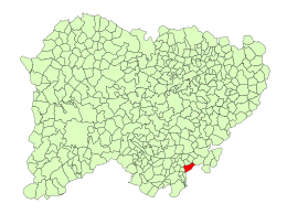 Sorihuela - Localizazion