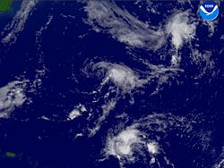 Tempête tropicale Lee, le 1er septembre 2005 à 14:00Z