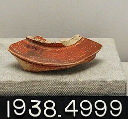 Terracotta base sherd, Yale University Art Gallery, inv. 1938.4999