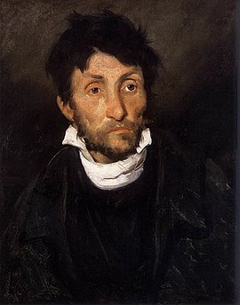 Théodore Gericault - Potret seorang Kleptomaniak - WGA08636.jpg