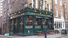 The Carpenters Arms, Seymour Place, near Marble Arch. This pub is a Free House. The Carpenters Arms, Seymour Place, London, Mar 2013.jpg