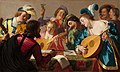 Image 3A group of Renaissance musicians in The Concert (1623) by Gerard van Honthorst (from Renaissance music)