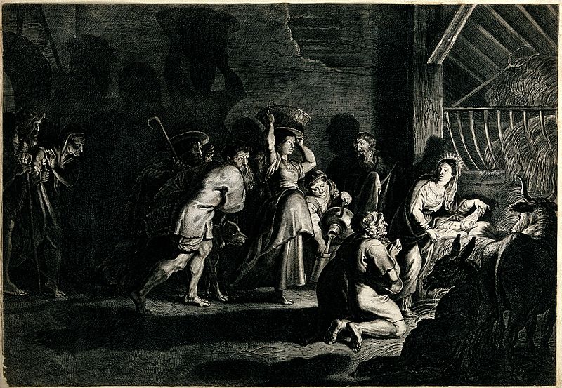 File:The adoration of the shepherds at the birth of Christ. Engra Wellcome V0048952.jpg