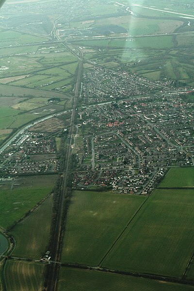 File:Thorne, looking westwards, aerial 2014 - geograph.org.uk - 3876563.jpg