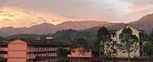 The Titiwangsa during golden hour as viewed from the rural town of Ulu Yam, Selangor. Titiwangsa Mountains from Ulu Yam.jpg