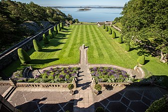 Tjolöholms Slott: Historia, Slottsträdgård, Arbetarbyn