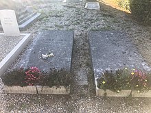 Tombe d'André Gide et de son épouse.