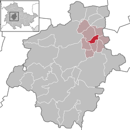 Läget för kommunen Tröchtelborn i Landkreis Gotha