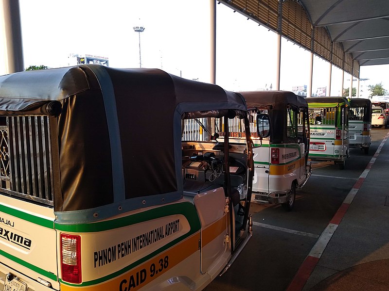 File:Tuk-tuks at Phnom Penh International Airport.jpg