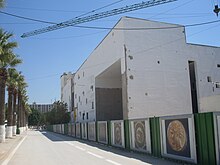 Vista esterna del museo in costruzione nell'agosto 2010.