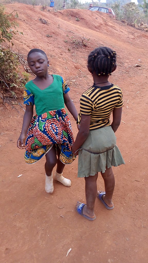 Very Young African Tribe Girls