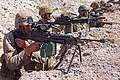 A US Marine Corps M249 SAW and a Australian Army Maximi