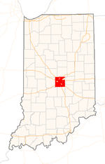 Indianapolise asend Indiana osariigis