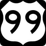 US Highway 99 vägskylt