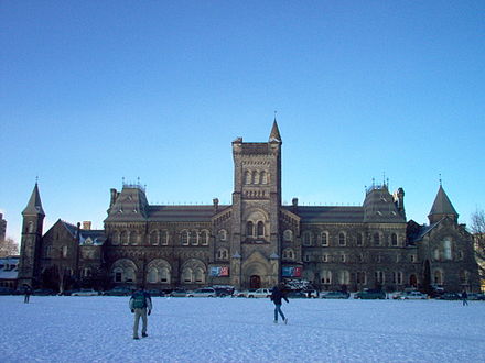 El campus central de la Universitat de Toronto.