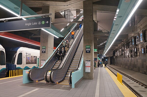 Platform level on opening day