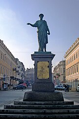Հերցոգ Էմանուել դը Ռիշելյոյի հուշարձանը Օդեսայում, 1828