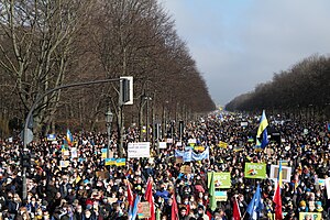 Protests Against The Russian Invasion Of Ukraine
