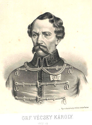 <span class="mw-page-title-main">Károly Vécsey</span> Hungarian general