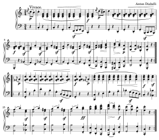 <i>Diabelli Variations</i> musical composition by by Ludwig van Beethoven